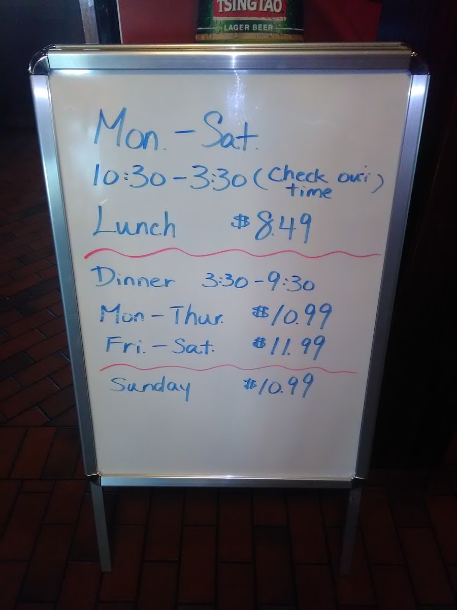 Menu China Town Buffet-2